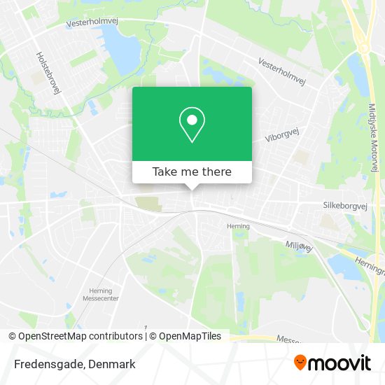 Fredensgade map