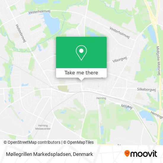 Møllegrillen Markedspladsen map