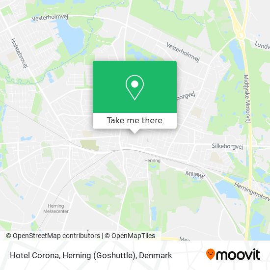 Hotel Corona, Herning (Goshuttle) map