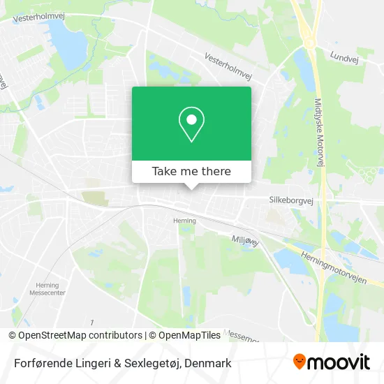 Forførende Lingeri & Sexlegetøj map