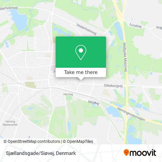 Sjællandsgade/Siøvej map