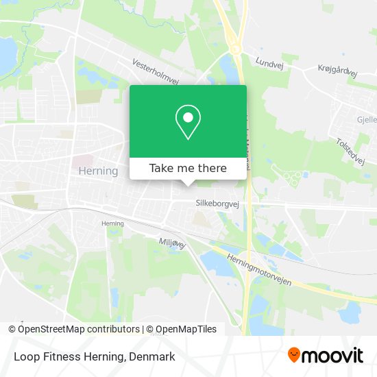 Loop Fitness Herning map