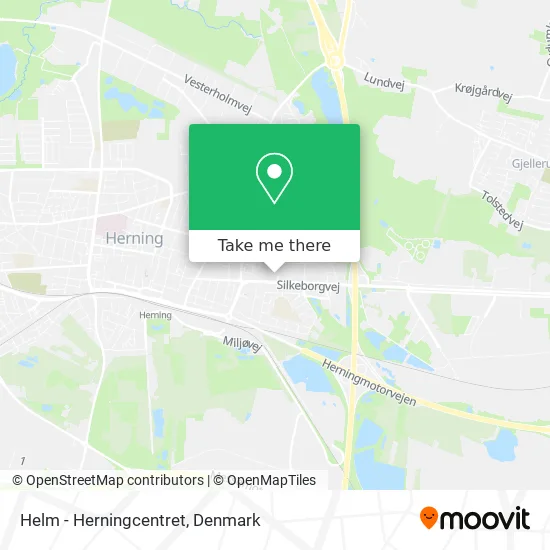 Helm - Herningcentret map
