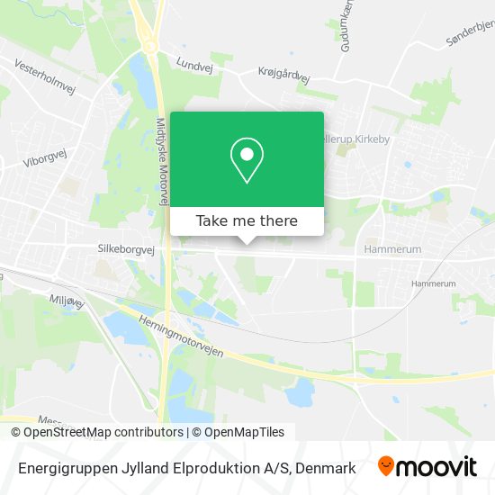 Energigruppen Jylland Elproduktion A / S map