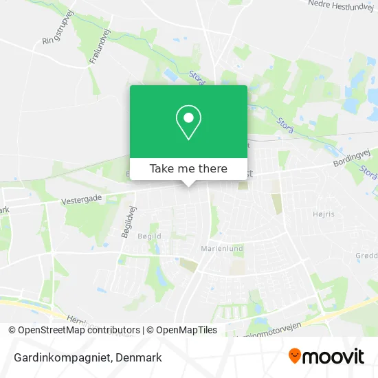 Gardinkompagniet map