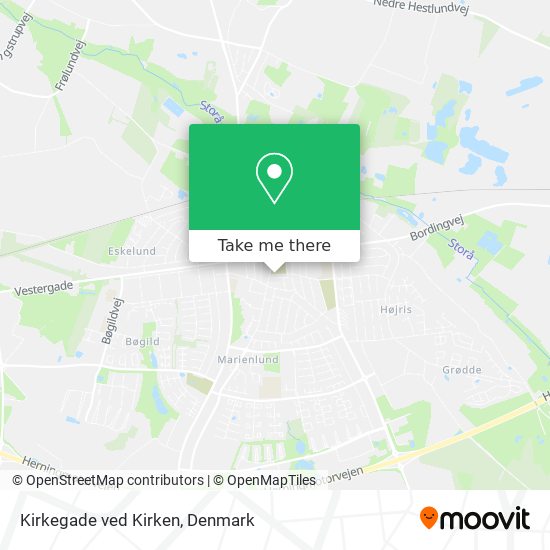 Kirkegade ved Kirken map