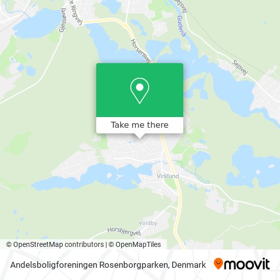 Andelsboligforeningen Rosenborgparken map