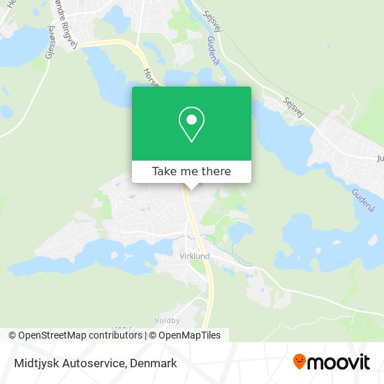 Midtjysk Autoservice map