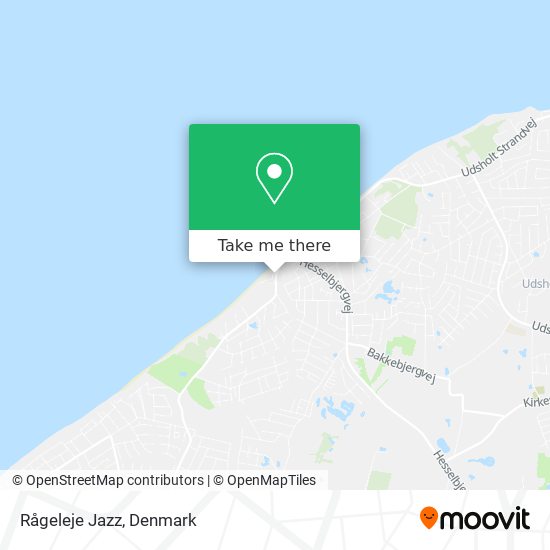 Rågeleje Jazz map