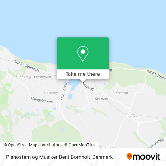 Pianostem og Musiker Bent Bomholt map