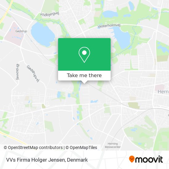VVs Firma Holger Jensen map
