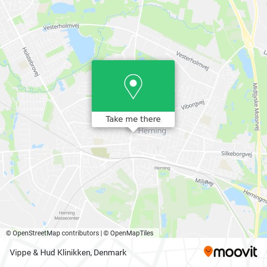 Vippe & Hud Klinikken map