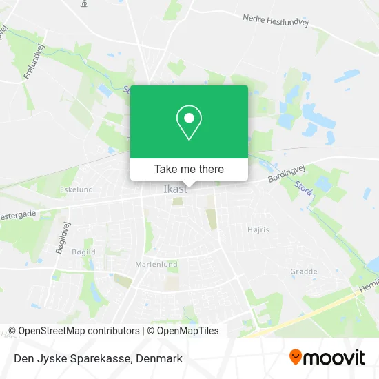 Den Jyske Sparekasse map