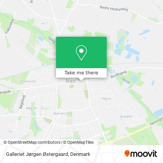 Galleriet Jørgen Østergaard map