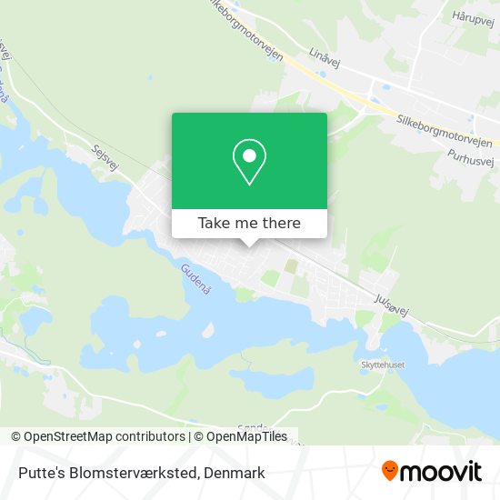 Putte's Blomsterværksted map