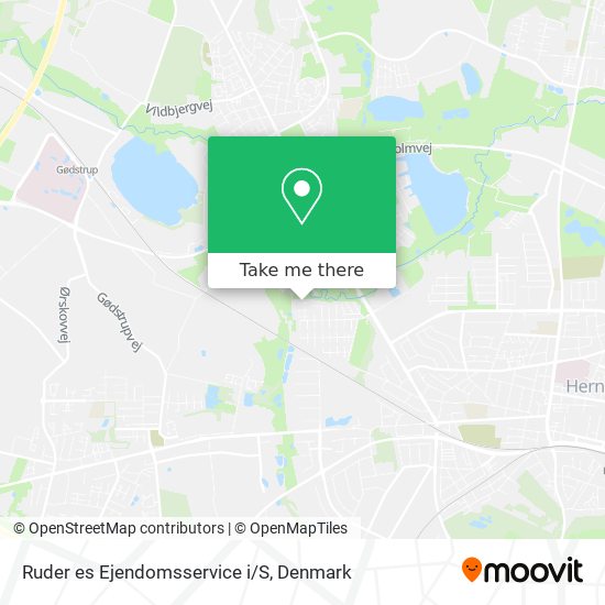 Ruder es Ejendomsservice i/S map