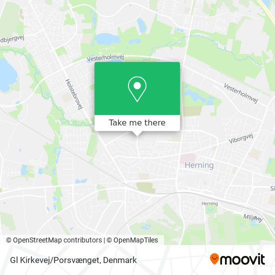 Gl Kirkevej/Porsvænget map