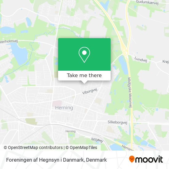 Foreningen af Hegnsyn i Danmark map