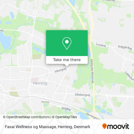 Fasai Wellness og Massage, Herning map