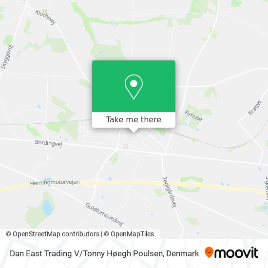 Dan East Trading V / Tonny Høegh Poulsen map