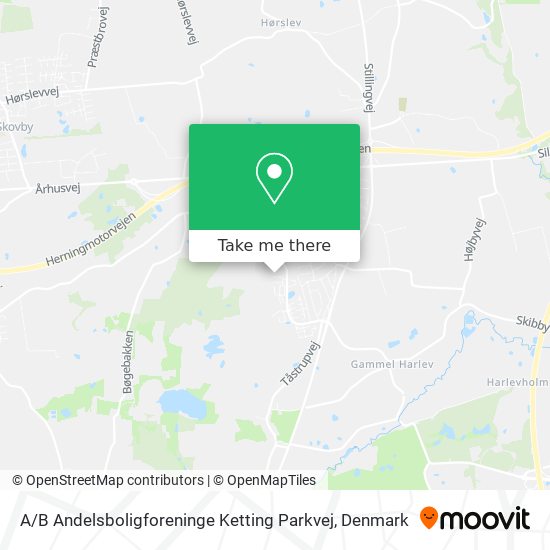 A / B Andelsboligforeninge Ketting Parkvej map