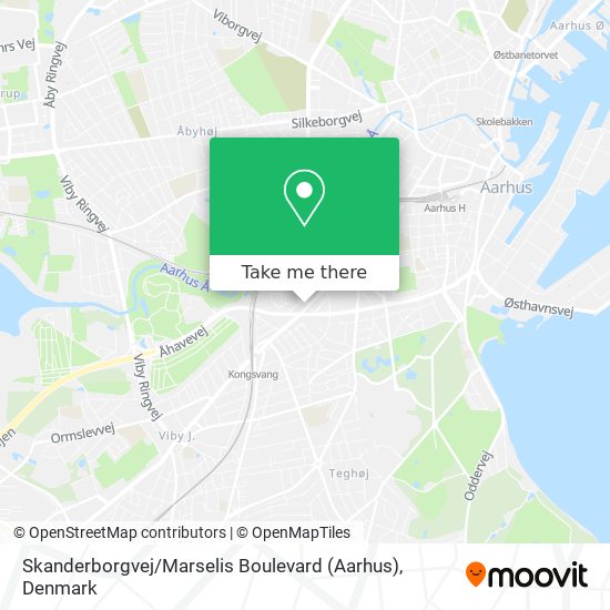 Skanderborgvej / Marselis Boulevard (Aarhus) map