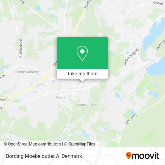 Bording Moebeloutlet A map