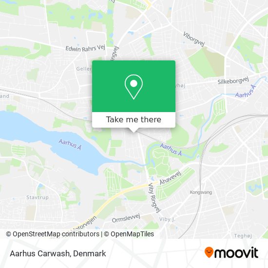 Aarhus Carwash map