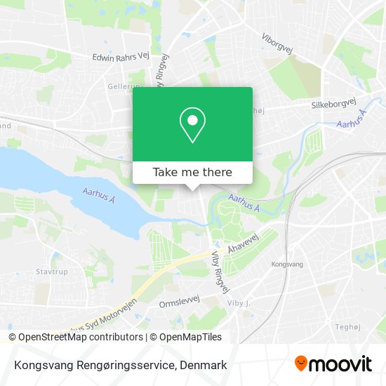 Kongsvang Rengøringsservice map