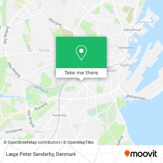 Læge Peter Sønderby map