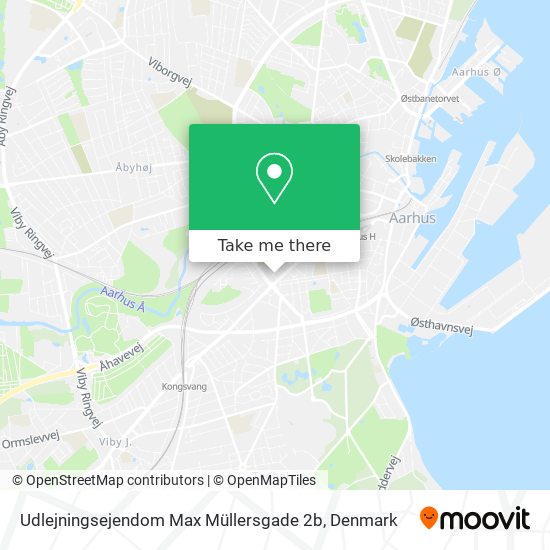 Udlejningsejendom Max Müllersgade 2b map