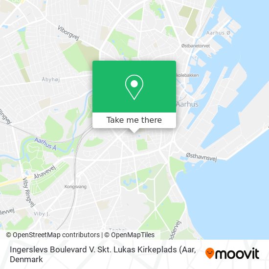 Ingerslevs Boulevard V. Skt. Lukas Kirkeplads map
