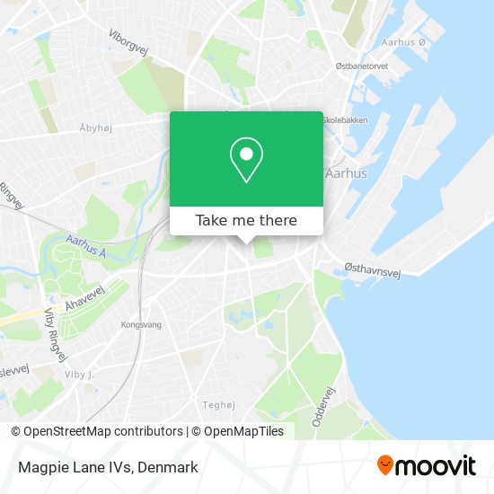 Magpie Lane IVs map