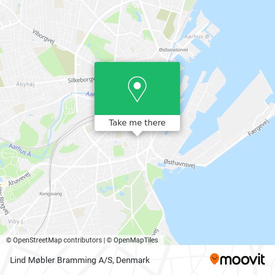 Lind Møbler Bramming A/S map