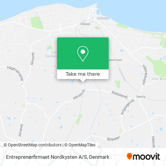 Entreprenørfirmaet Nordkysten A / S map