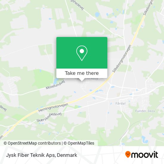 Jysk Fiber Teknik Aps map