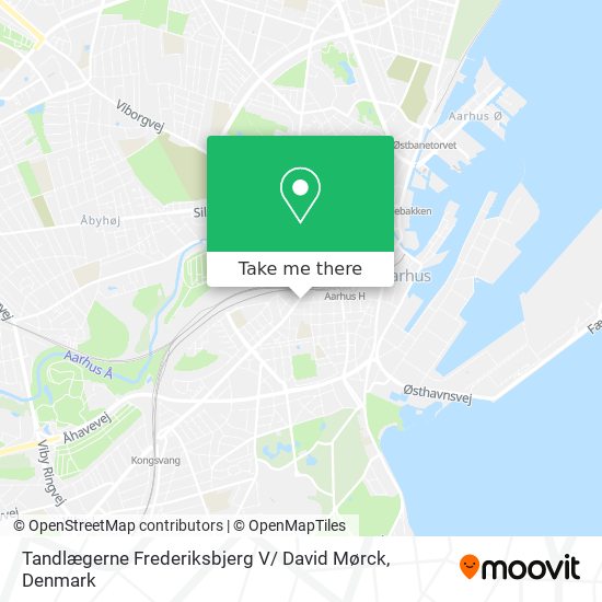 Tandlægerne Frederiksbjerg V/ David Mørck map