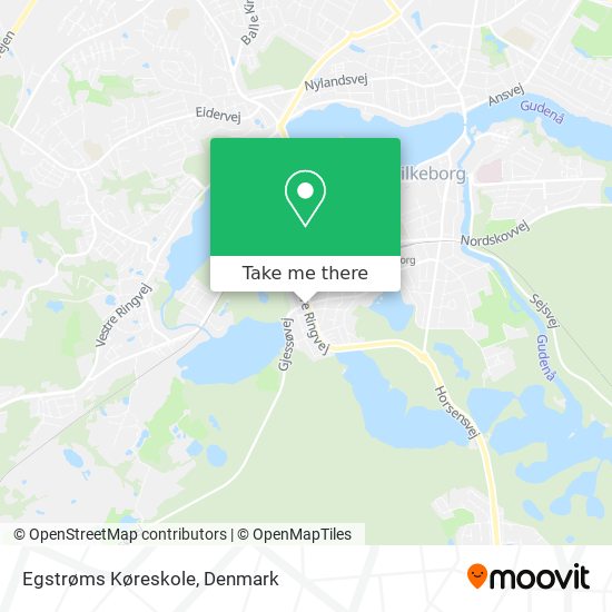 Egstrøms Køreskole map