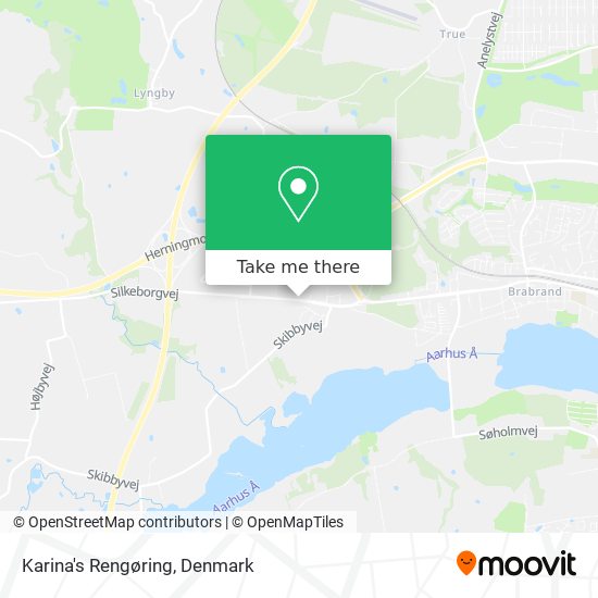 Karina's Rengøring map