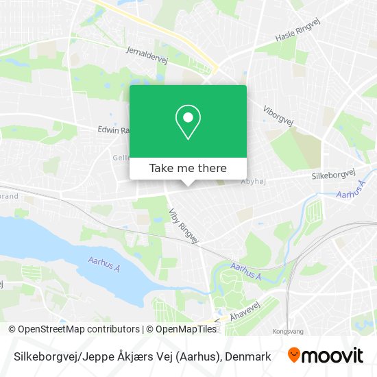 Silkeborgvej / Jeppe Åkjærs Vej (Aarhus) map