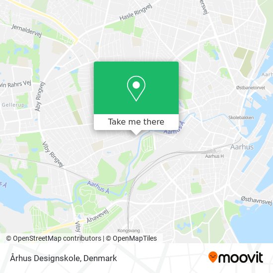 Århus Designskole map