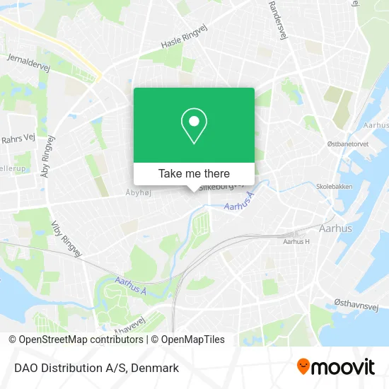 DAO Distribution A/S map