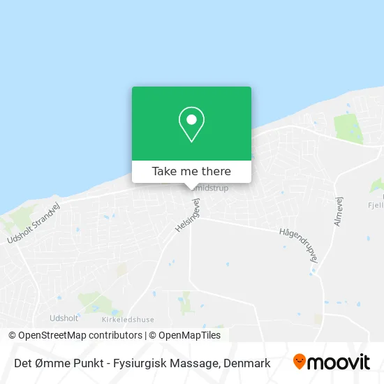 Det Ømme Punkt - Fysiurgisk Massage map