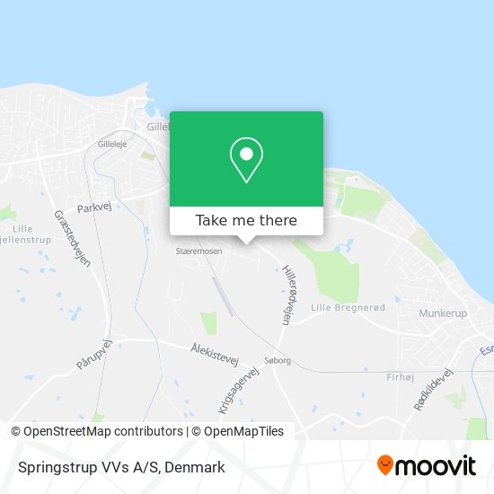 Springstrup VVs A/S map