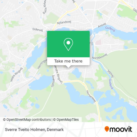 Sverre Tveito Holmen map