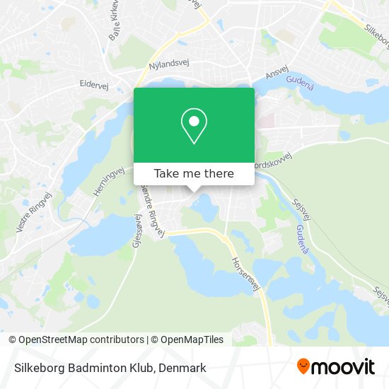 Silkeborg Badminton Klub map
