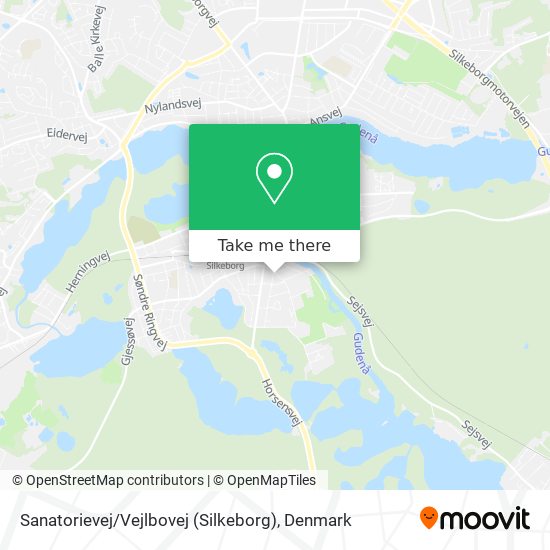 Sanatorievej / Vejlbovej (Silkeborg) map