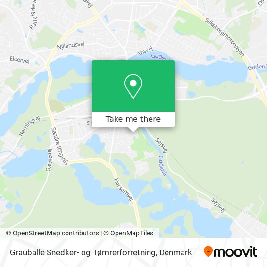 Grauballe Snedker- og Tømrerforretning map