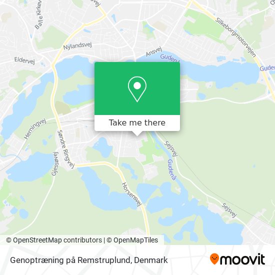 Genoptræning på Remstruplund map