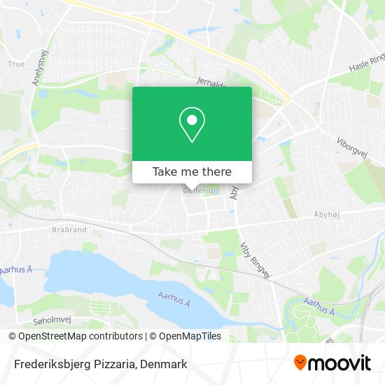 Frederiksbjerg Pizzaria map